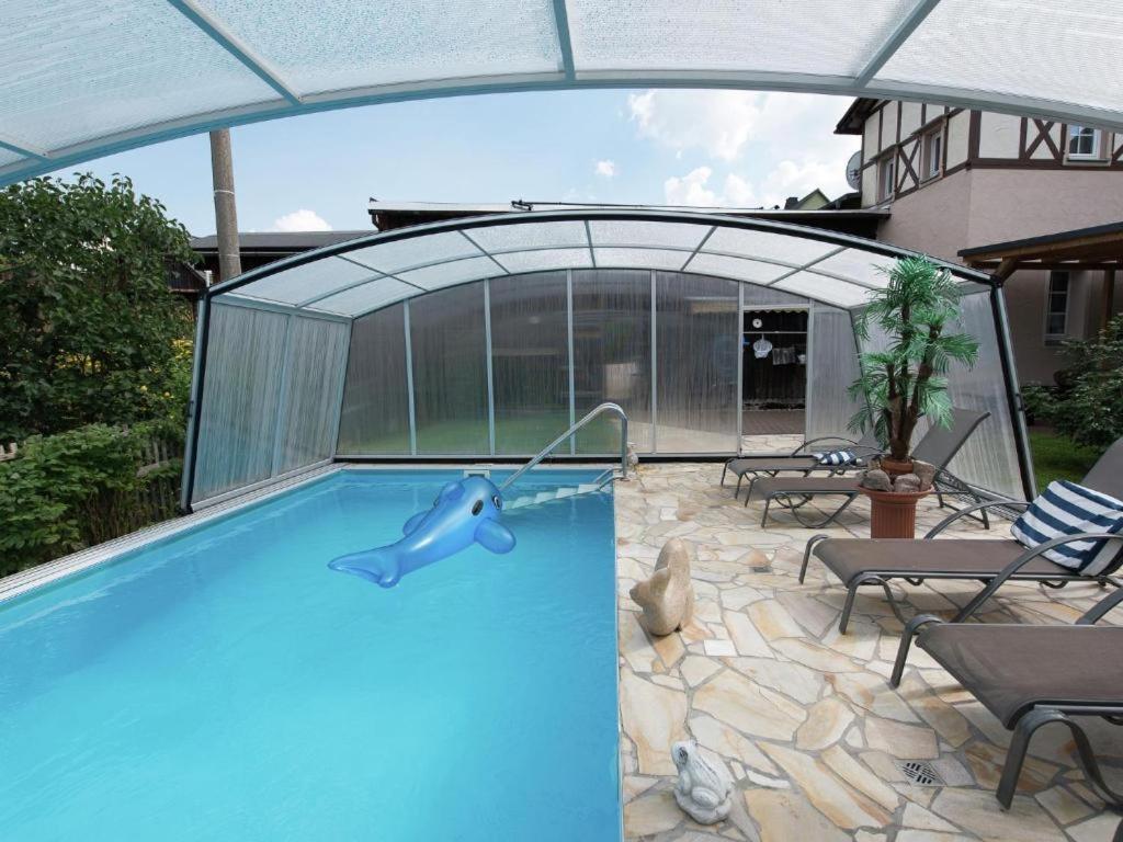 Ferienwohnung Ripa Erzgebirge In Schwarzenberg ชวาร์เซนเบิร์ก ภายนอก รูปภาพ