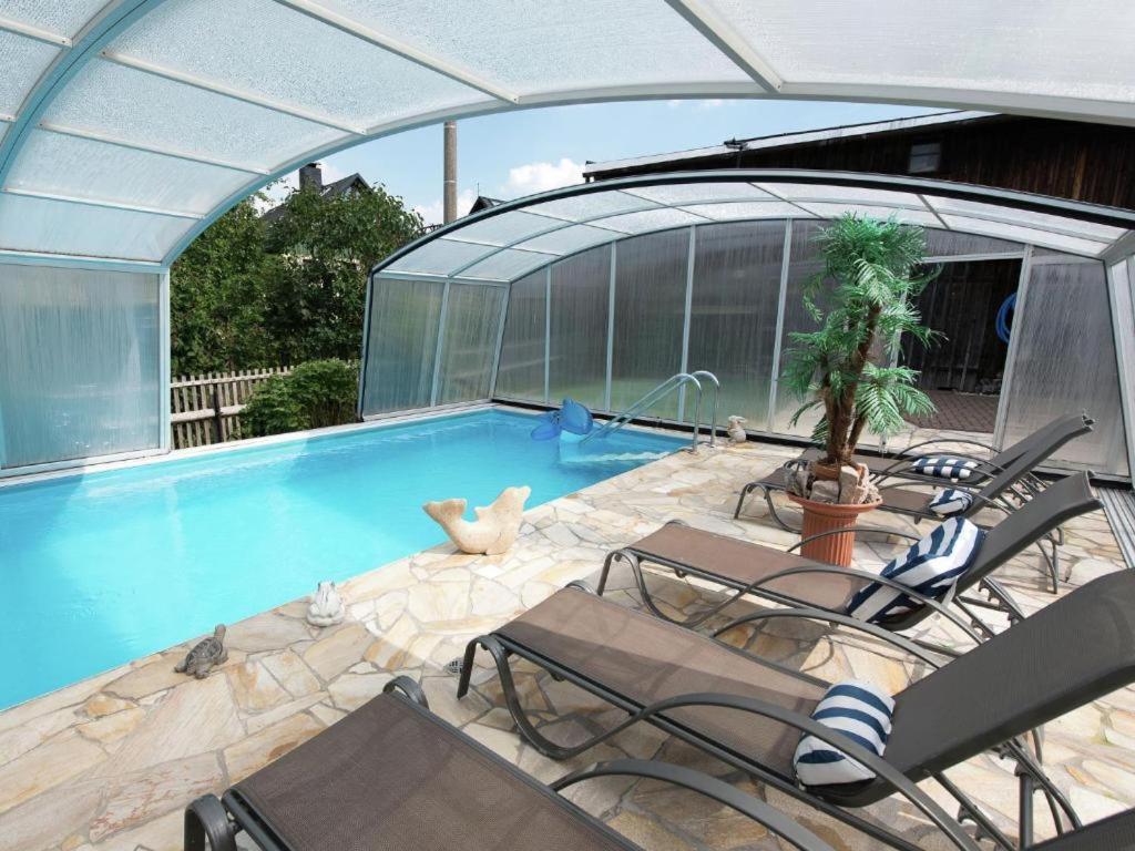 Ferienwohnung Ripa Erzgebirge In Schwarzenberg ชวาร์เซนเบิร์ก ภายนอก รูปภาพ